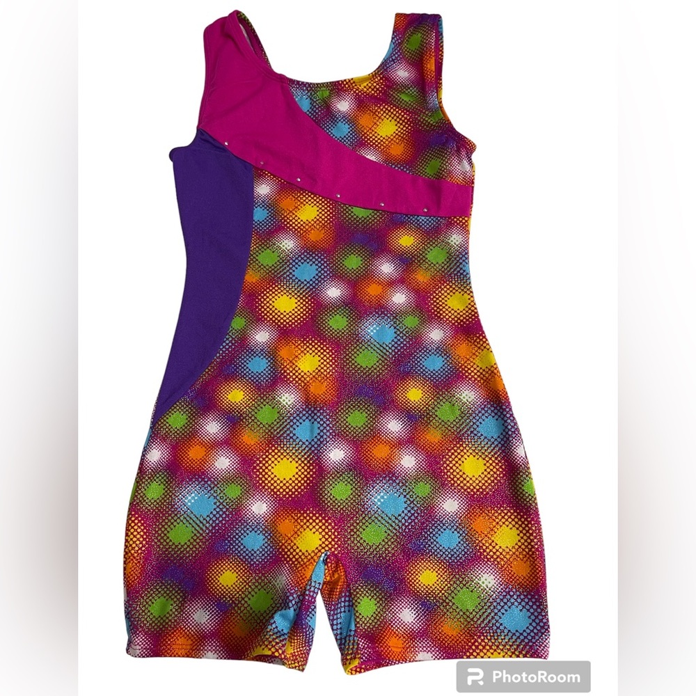 Moret Active Girl Girls Biketard Activewear Size 8-10M